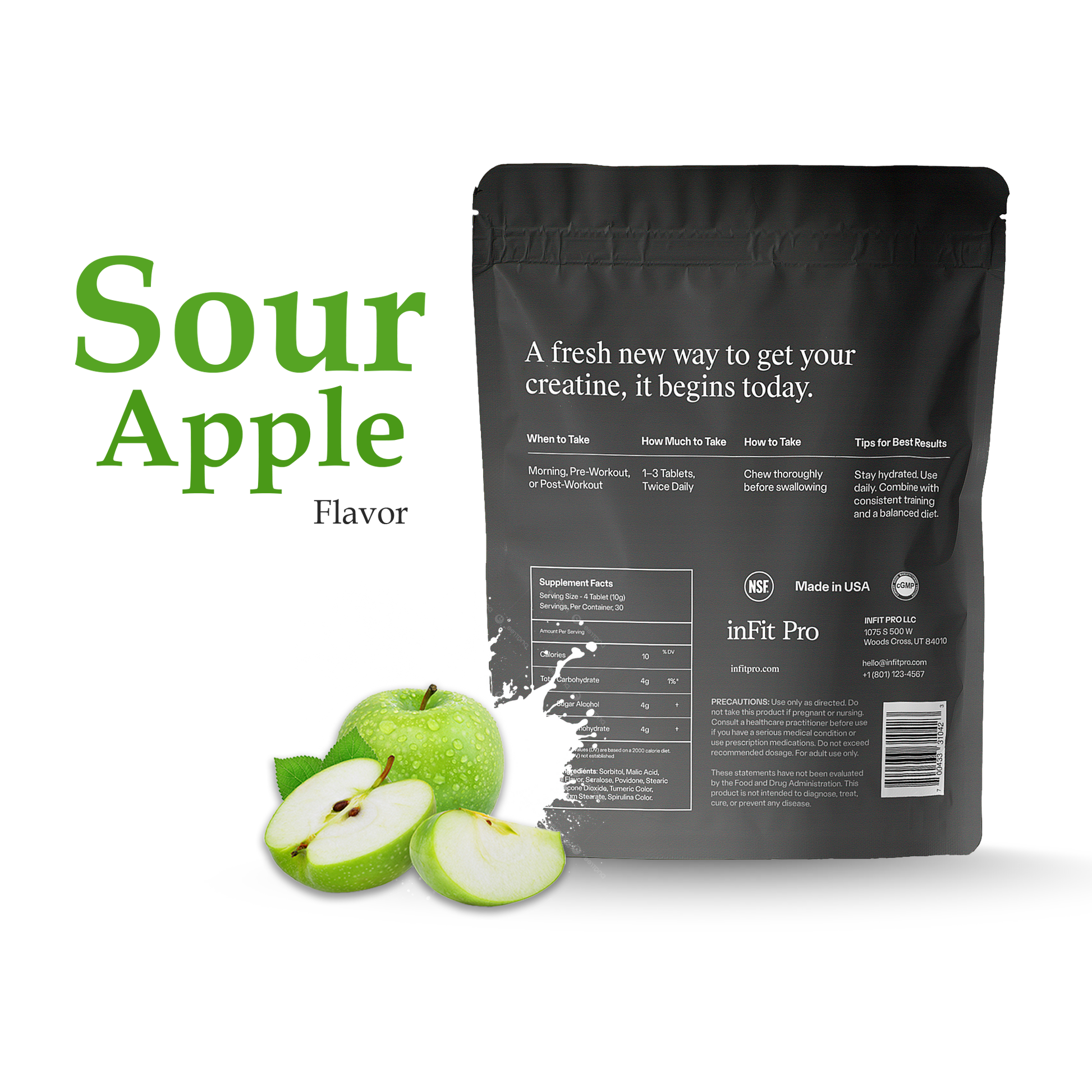 CREATINE TABLETS - APPLE