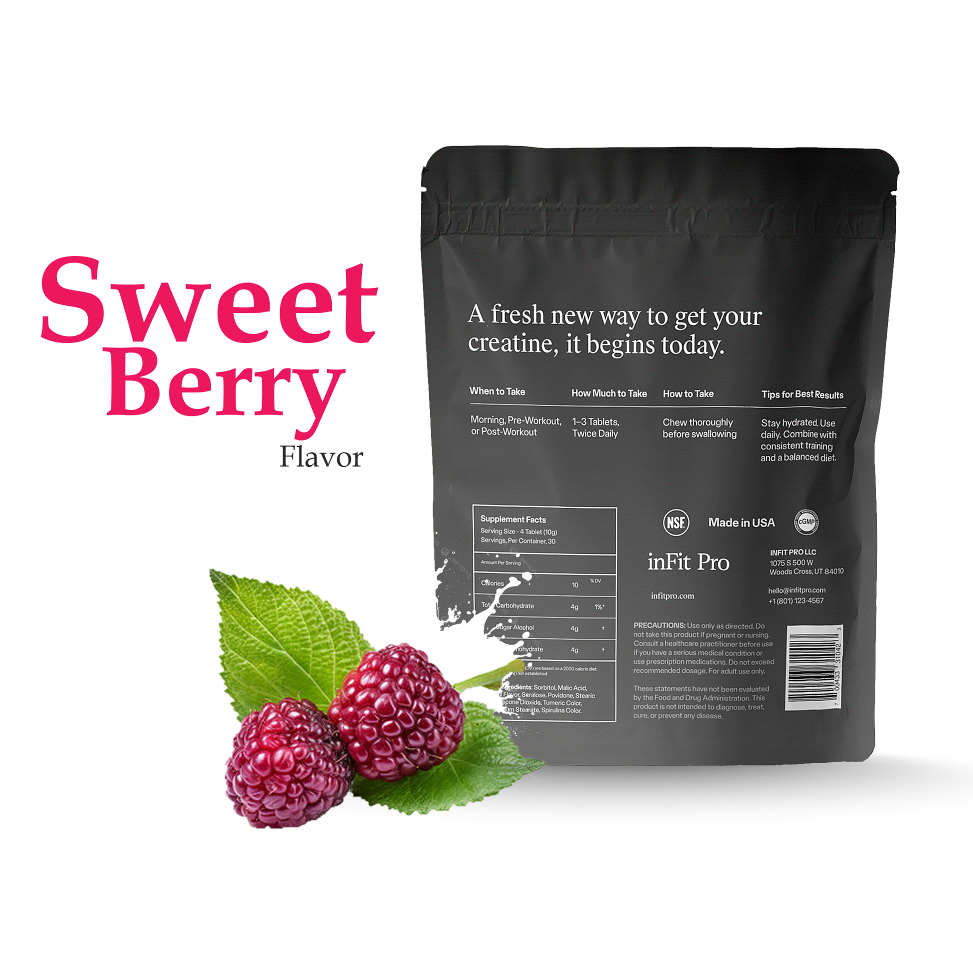 CREATINE TABLETS - BERRY