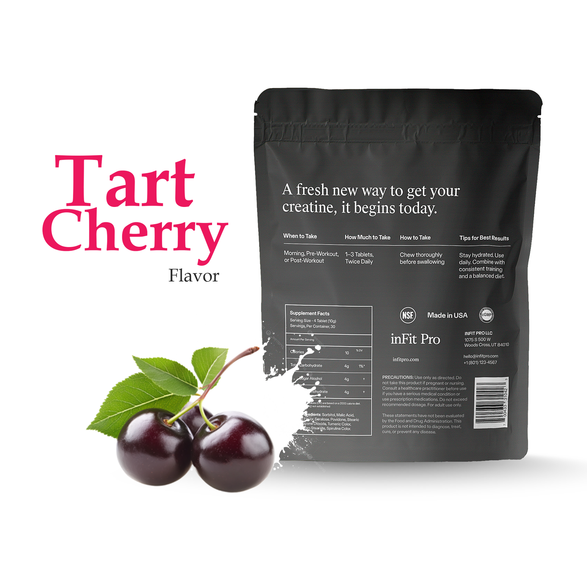 CREATINE TABLETS - CHERRY