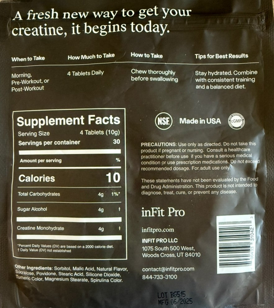 CREATINE TABLETS - APPLE